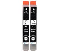 2 Go Inks Cartouches d'encre Photo Noire pour remplacer Epson T2631 (26XL Séries) Compatible/non-OEM pour Epson Expression Premium Imprimantes