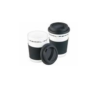 : 2 gobelets Coffee To Go à double-paroi avec couvercle - 350 ml