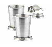 2 gobelets télescopiques avec porte-clés Semptec