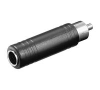 2 Goobay Adaptateur Audio Cinch Vers 6,35 mm Mono 1:2 11690