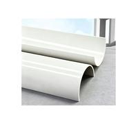 2 gouttières demi-rondes en PVC, canaux de drainage connectables, U | Longueurs 100/150/200cm; diamètres 46-400mm; usage intérieur/extérieur; découpe et assemblage faciles(L 6.56FT,100x3mm)