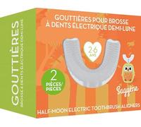 2 Gouttières pour Brosse à dents électrique Demi-Lune 2-6 ans Chouette - Demi-lune/U de rechange Sagyène