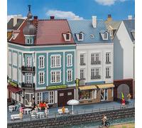 2 grandes maisons de ville avec commerce-HO 1/87-FALLER 130703