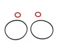 2 grands joints de cuve de flotteur et 2 joints d'écrou pour carburateurs TK dans les tondeuses Balmoral 14s 17s