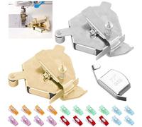 2 Guide de Couture Magnétique pour Machine à Coudre avec 1 Guide Couture Aimanté et 20 Pince Couture Clip Multifonctions Accessoires Machine à Coudre Anti-Curl Magnétique Outil de Fixation