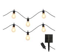 2 guirlande solaire party max 10led 7.5m