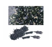 : 2 guirlandes lumineuses pour intérieur et extérieur - Blanc chaud - 16 m