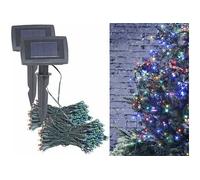 Lunartec 2 guirlandes lumineuses solaires pour extérieur - 4 couleurs - 10 m