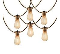 2 Guirlandes solaire FANTASY CORD HYBRID 10 ampoules 7.50M