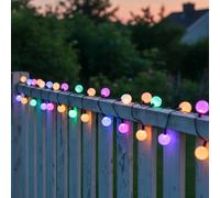 Lumisky Guirlandes solaires BILLY RGB 100 globes multicolore 10,9 m – Lot de 2