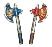 2 Haches de Chevalier en Mousse pour 2 Enfants - Chevalier Noble, 3 Ans+ | Chevalier Noble | 2 Haches de Déguisement pour Jeu de Rôle, Combats Imaginaires & Aventures Médiévales Partagées