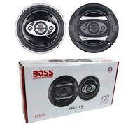 2 haut-parleurs coaxiaux 4 voies BOSS AUDIO SYSTEMS PHANTOM P65.4C 16,50 cm 6,5"" 200 watt rms 400 watt max 84 db 4 ohm, la paire