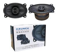 2 Haut-PARLEURS Crunch Definition DSX462 DSX 462 coaxial 2 Voies 4" x 6" 10 x 15 cm 100 x 150 mm 70 Watts rms 140 Watts Max 4 ohms Noir (grilles Non incluses), par Paire