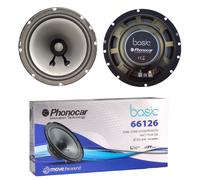 Phonocar Enceintes 66121 Paire de woofers double cônes 100 mm 40 W pour voiture