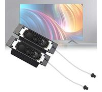 2 Haut-parleurs TV 8 Ohm 10 W pour Lecteur Publicitaire TV LCD - Son Clair avec Un Excellent Effet de Basse - Coque ABS Durable - Facile à Connecter - Convient pour L'industrie