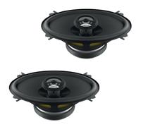 Hertz DCX 460.3 - Haut-parleurs coaxiaux 2 Voies 4"x6", 120W Max, Tweeter à dôme PEI et cône Papier traité pour Une réponse linéaire