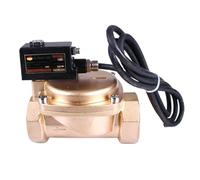2" High Pressure 16 kg Explosion Proof Solenoid Valve Brass IP65 Normally Closed AC220V DC24V For Water Oil Air(DC24V)