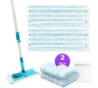 2 Housse de rechange pour Leifheit Tête de serpillère CLEAN Twist M/Combi M Micro Duo,Housse de rechange pour balai-serpillère