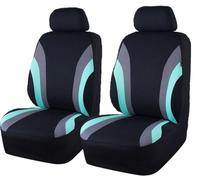 2 Housse Siege Voiture pour Focus Combi Esate Mk4 Mk3 Mk2 HN/HP C5/C6 BK/BL 2005-2025, Respirant Antidérapantes Avant Protection Siège Voiture Tissu Auto Accessoires,D Green