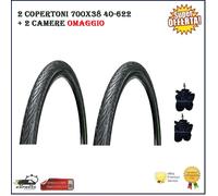 2 housses 700 x 38 40-622 Kestrel vélo caoutchouc pneus vélo de ville hybride