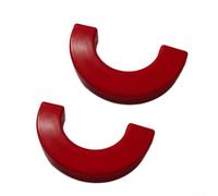 2 housses de crochet de remorquage compatibles avec Chevy pour silverado 1500 pour GMC pour Sierra 1500 2007-2025, housses de pare-chocs avant de remorque (rouge)