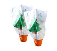 : 2 housses d'hivernage décoratives 110 x 120 cm - Sapin de Noël
