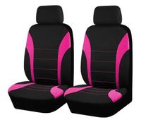 2 Housses Siège Avant Voiture pour Benz S-Class Coupe C217 Cabriolet A217, Housse de Siège Auto Universelle Style Sport Protection Avant,H Rose Red