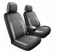 2 Housses Siège Avant Voiture pour Toyota RAV-4 LWB/Vanguard 2007-2012, Imperméable Confortable Protecteur Coussins Voiture Ensembles Accessoires,A/Grey