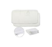Newgen Medicals 2 housses ultra-douces pour coussin de nuque 40x80 cm aloe vera lavable 60°C