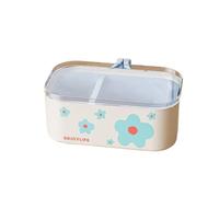 2 in-1 a épaissi le panier de drain de fruit, panier de lavage végétal de compartiment de Double-couche avec le couvercle