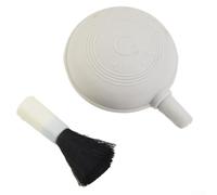 2-in-1 Air Blower Brush for Camera Lens Cleaning | 2-in-1 design, strong air pour blast, soft bristles, removes dust particles, pour ideal for lens sensor