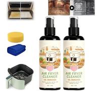 2-in-1 Air Fryer Cleaner and Degreaser Spray,Powerful Kitchen Degreaser Foam Spray,Multi-use Degreasers Sprays for Home Kitchen,Dissolves Grease (2 Pcs)