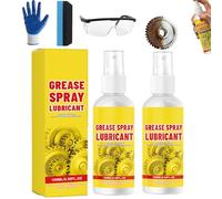 2-in-1 Anti-Rust Lubricant & Fast-Acting Rust Remover Spray - Multi-Purpose Rust Remover & Lubricant Spray for Metal, Tools, Bolts, Hinges (100ml,2pc)