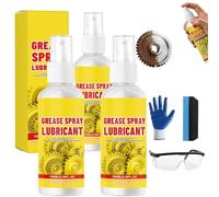 2-in-1 Anti-Rust Lubricant & Fast-Acting Rust Remover Spray - Multi-Purpose Rust Remover & Lubricant Spray for Metal, Tools, Bolts, Hinges (100ml,3pc)