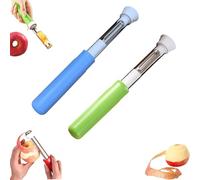 2 in 1 Apple Corer and Peeler Tool, 2026 New Stainless Steel Red Bell Pepper Seed Corer, Multifunction Corers Tool, For Bell Peppers, Apples, Pears (1PCS-AC)