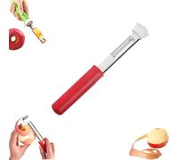 2 in 1 Apple Corer and Peeler Tool, 2026 New Stainless Steel Red Bell Pepper Seed Corer, Multifunction Corers Tool, For Bell Peppers, Apples, Pears (1PCS-Red)