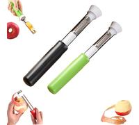 2 in 1 Apple Corer and Peeler Tool, 2026 New Stainless Steel Red Bell Pepper Seed Corer, Multifunction Corers Tool, For Bell Peppers, Apples, Pears (1PCS-CD)