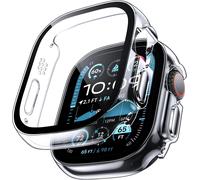 2 In 1 Apple Watch Ultra 2/Ultra 49mm Case With 9h Screen Protector,[Full Coverage] Touch Sensitive Slim Protective Case For Apple Watch Ultra-Clear