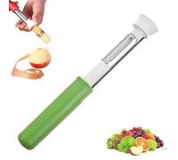 2-in-1 Apples Corer & Peeler, Stainless Steel Fruit Tool, Multifunction Corer Tool, Must-Have Kitchen Gadget For Vegetable Fruit Kitchen Gadget, for Bell Peppers, Apples, Pears (Green)