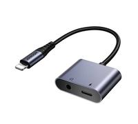 2-In-1 Audio Adapter Joyroom Sy-L01 Lightning To 3.5mm Lightning (Bla