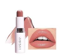 2-IN-1 Baume à lèvres Mat Nourrissant un Rouge à Lèvres Brillant Rouge à Lèvres Sandwich Hydratant Baume à Lèvres Couvrant Totalement les Lèvres Crayon (01#)