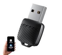 2 in 1 CarPlay and Android Auto Adapter, Plug & Play Mini Dongle with USB-A and USB-C Converts CarPlay Wired to Wireless, Compatible with iPhone and Android, Cars 2016+