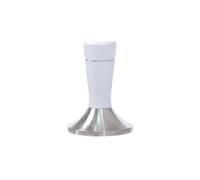 2-in-1 Coffee Needle Dispenser Press 58mm Stainless Steel(53.3mm White) | Combines needle distributor and tamper press, ensures even extraction, reduces channeling, 58mm fit