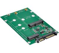 2 In 1 Combo Mini Pci- E 2 Lane M2 Ngff & Msata Ssd To Sata 30 Iii Adapter Converter Pcba[ZHUJ1610]