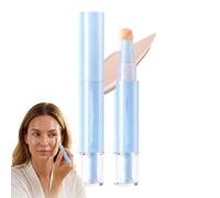 2-In-1 Concealer For Dark Circles,Pinceau Fond De Teint CoréEn,Stick Fond De Teint Couvrant,Waterproof,Mat,Correcteur Liquide Haute Couvrance Pour Le Contour Des Yeux Et Le Visage (Medium)