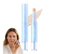 2-In-1 Concealer For Dark Circles,Pinceau Fond De Teint CoréEn,Stick Fond De Teint Couvrant,Waterproof,Mat,Correcteur Liquide Haute Couvrance Pour Le Contour Des Yeux Et Le Visage (Fair)