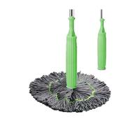2 in 1 Dehydrated Mop,Balai à Franges déshydraté 2 en 1,Serpillère de Remplacement en Microfibres,serpillère rotative en Microfibre Humide et sèche,Sol Mains Libres pour Tous Les sols