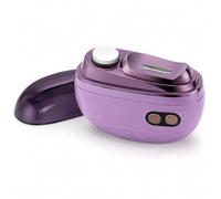 2 in 1 Electric Nail Clipper and Polisher with Led Light, 2-Speed (Purple)