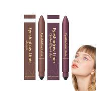 2-in-1 Eyeliner & Eyeshadow, Waterproof and Sweat-Proof, Not Easy to Smudge, Silky and Easy to Apply, For Women (2PCS-C)