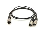 2-in-1 Female 4-pin to H~ose Male Plug Additional Power Socket Cable, Sou~d Device 688 633 F8 Cord(80cm)